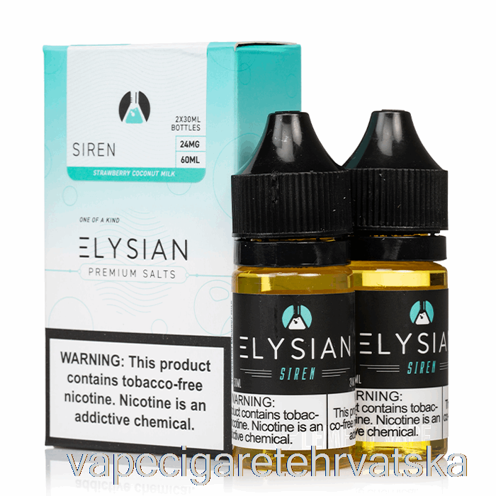 Vape Hrvatska Sirena - Elysian Salts E-liquid - 60ml 12mg